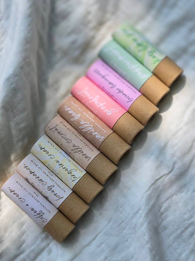 Beeswax Lip Balm Plastic-Free - Grapefruit