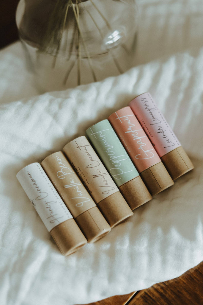 Beeswax Lip Balm Plastic-Free - Tangerine Cream
