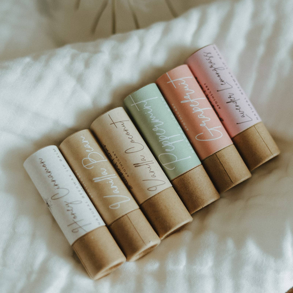 Beeswax Lip Balm Plastic-Free - Lavender Lemongrass