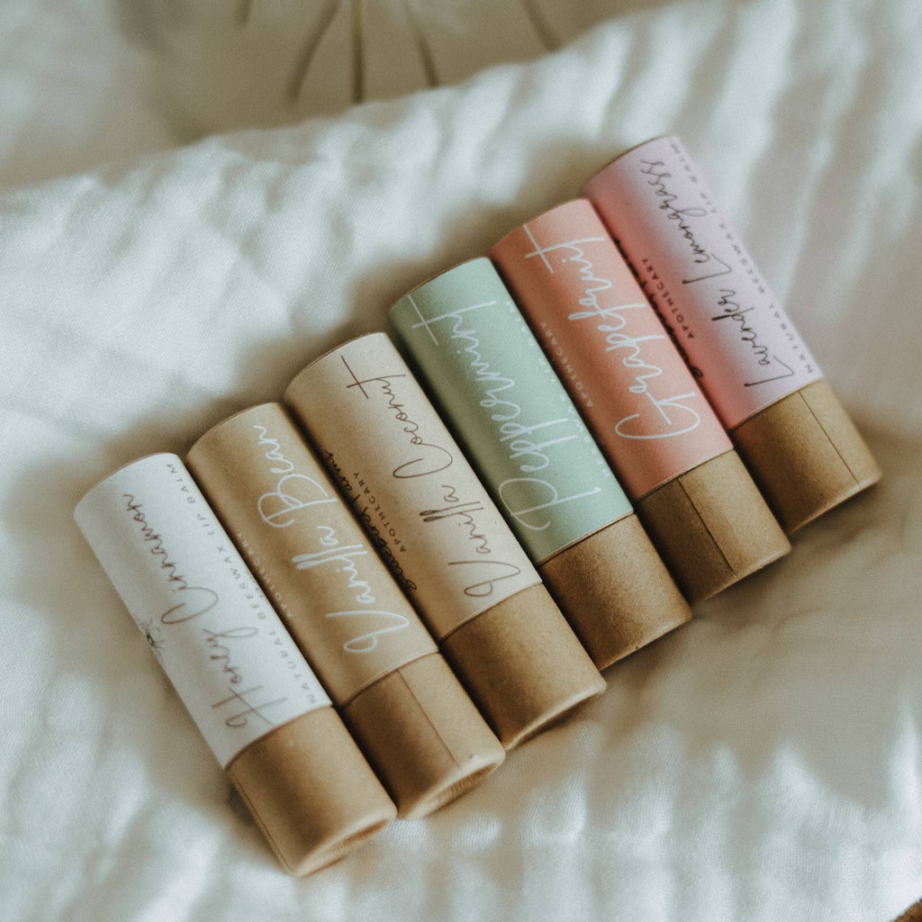 Beeswax Lip Balm Plastic-Free - Vanilla Coconut