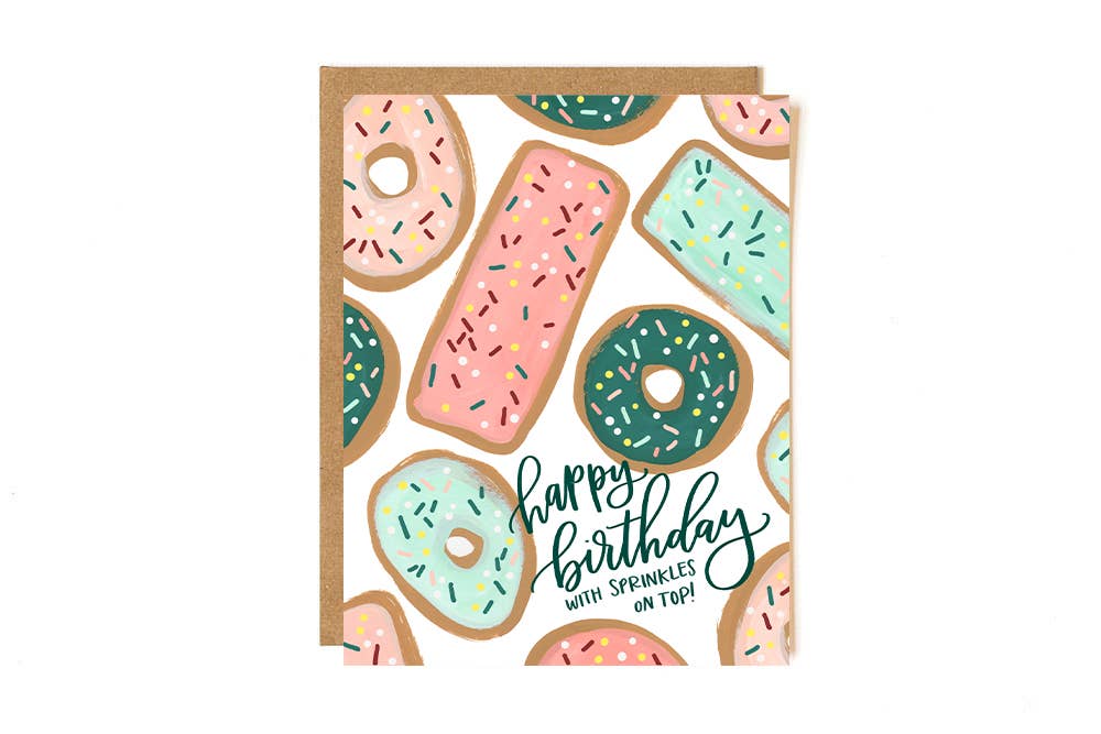 Donut Birthday Greeting Card