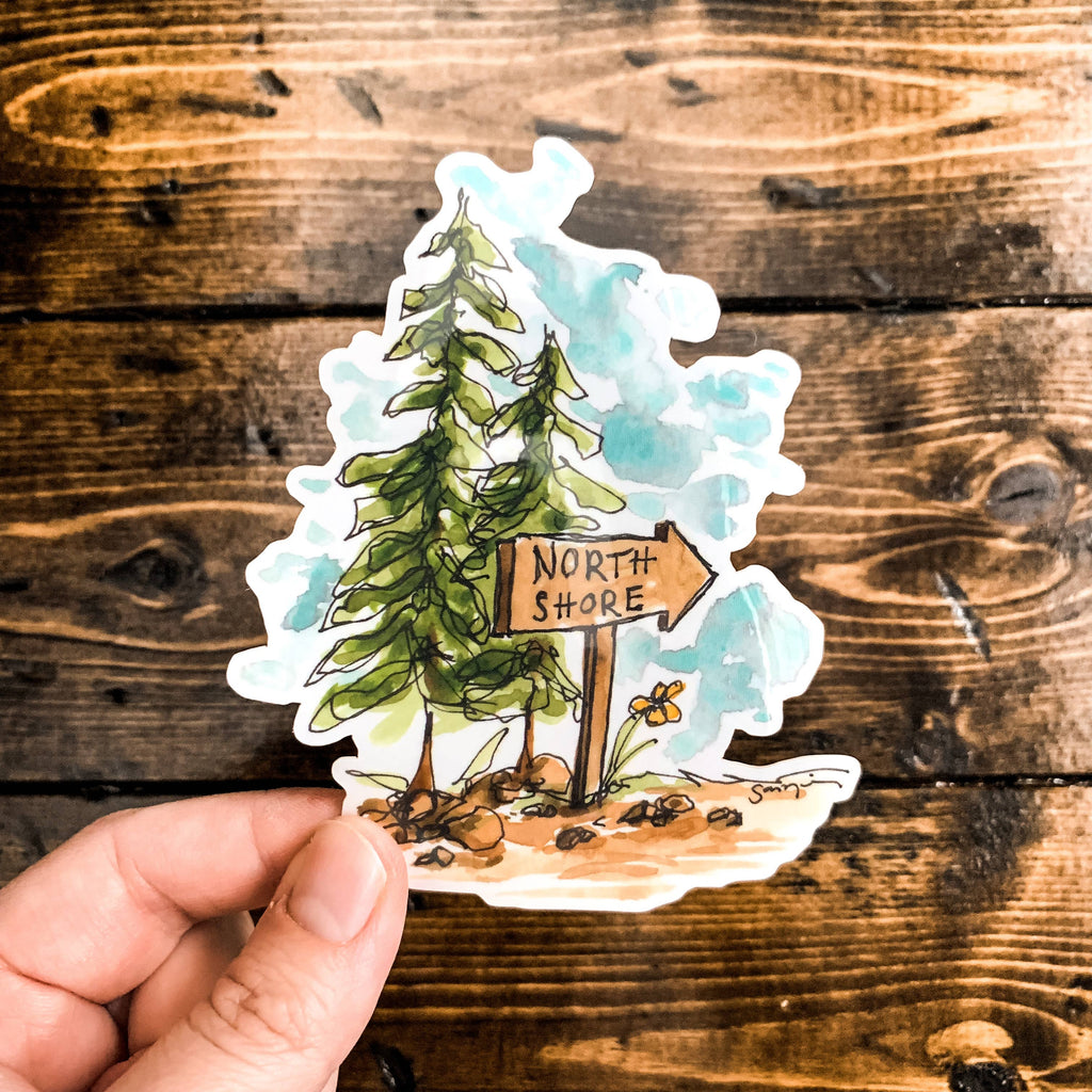North Shore Vinyl Sticker