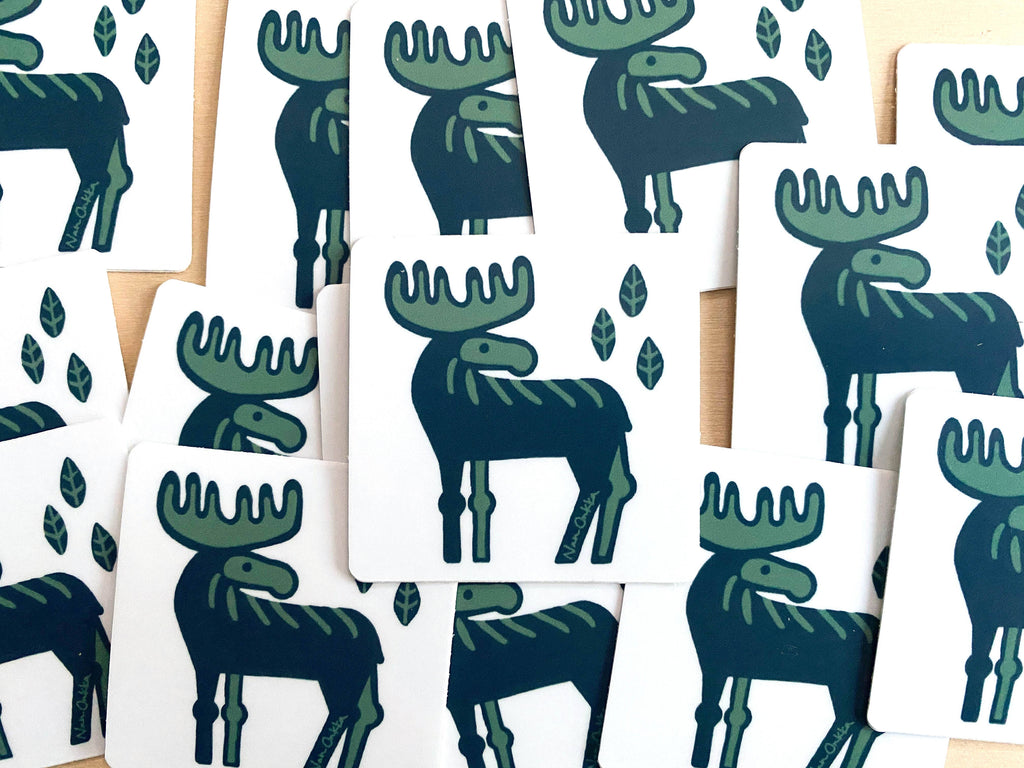 Moose Sticker