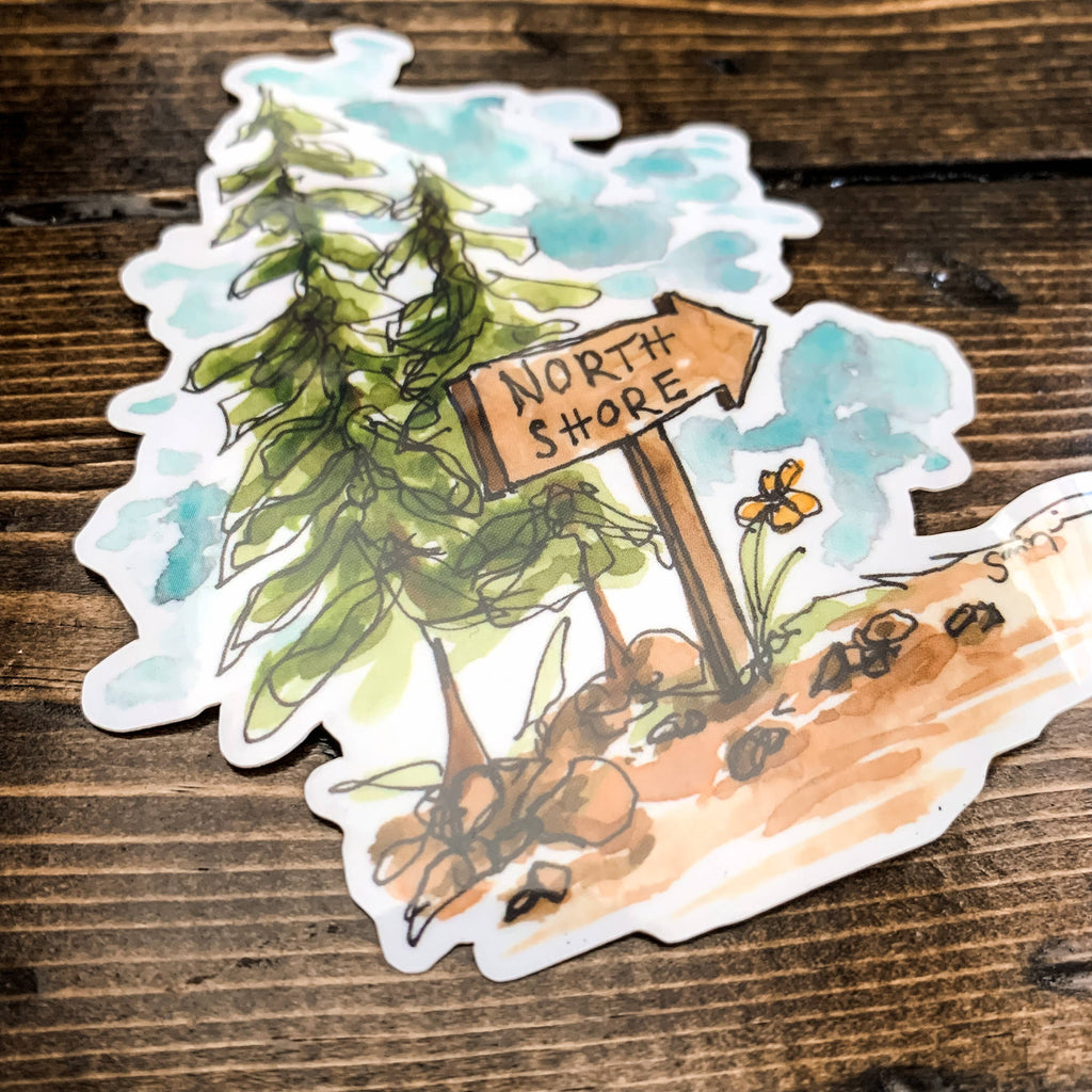North Shore Vinyl Sticker