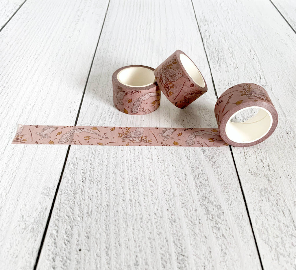 Snowy Owl Washi Tape