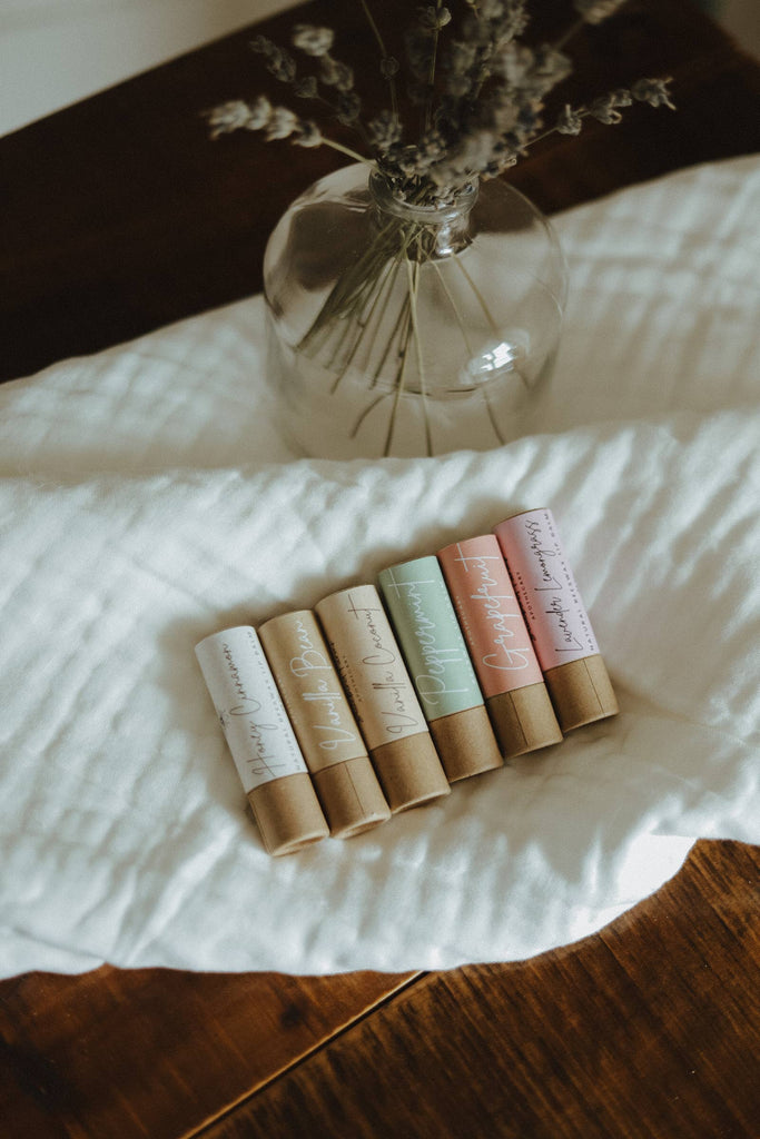 Beeswax Lip Balm Plastic-Free - Grapefruit