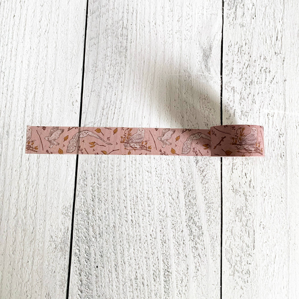 Snowy Owl Washi Tape