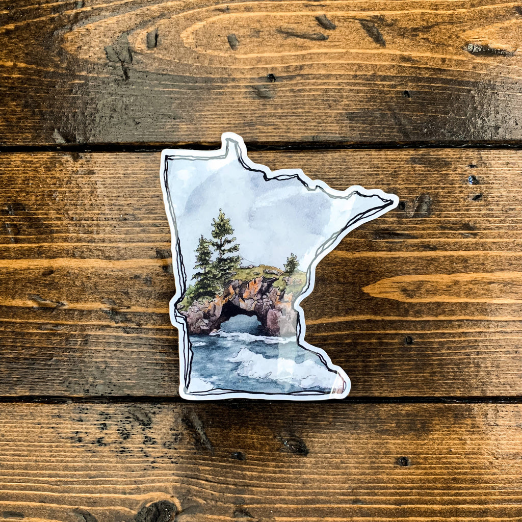 Minnesota Hollow Rock Vinyl Sticker