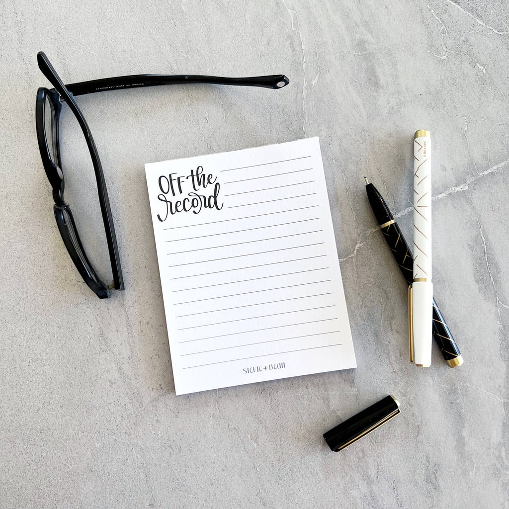 Off The Record / Notepad