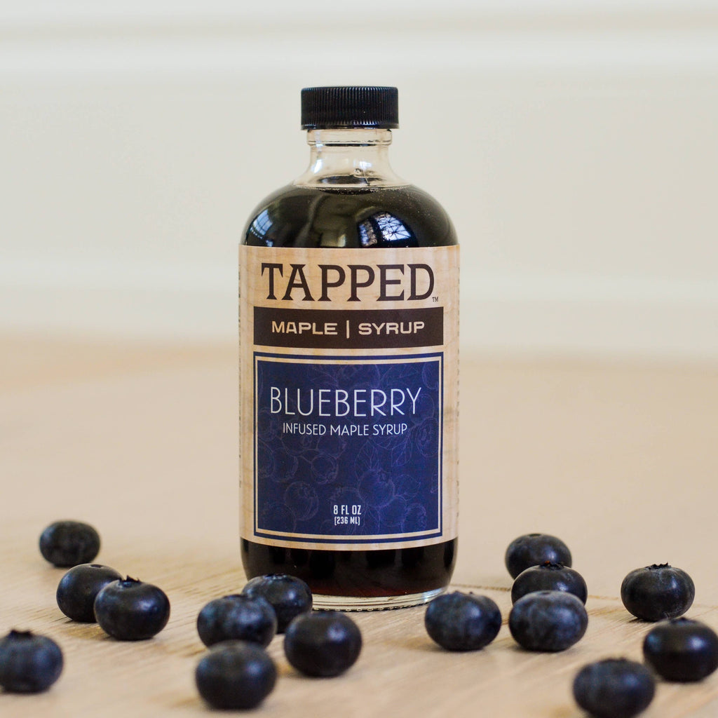 Blueberry Infused Maple Syrup - Half-pint (8 fl oz)