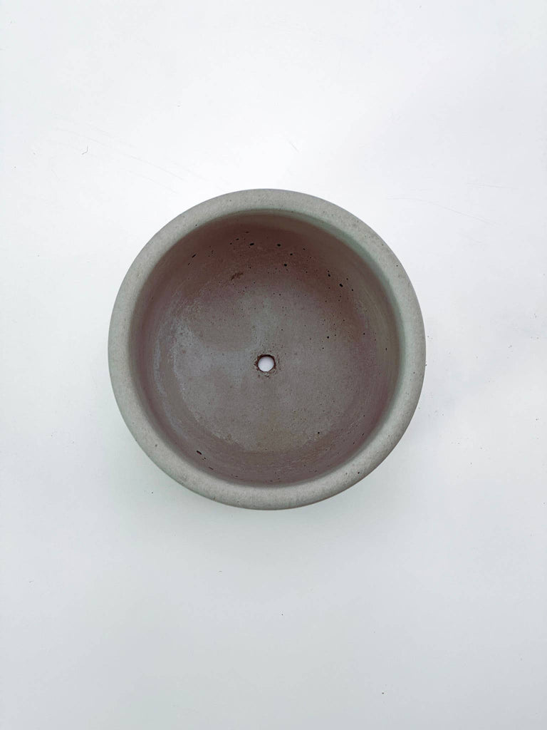 Bell Planter Painted - 4" | Plant Pot With Drainage Hole - Terra Cotta with Arches