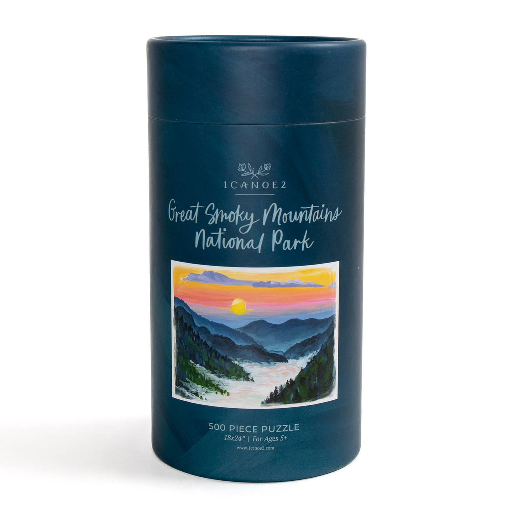 1canoe2 | One Canoe Two Paper Co. - Great Smoky Mountains National Park -500 Piece Jigsaw Puzzle