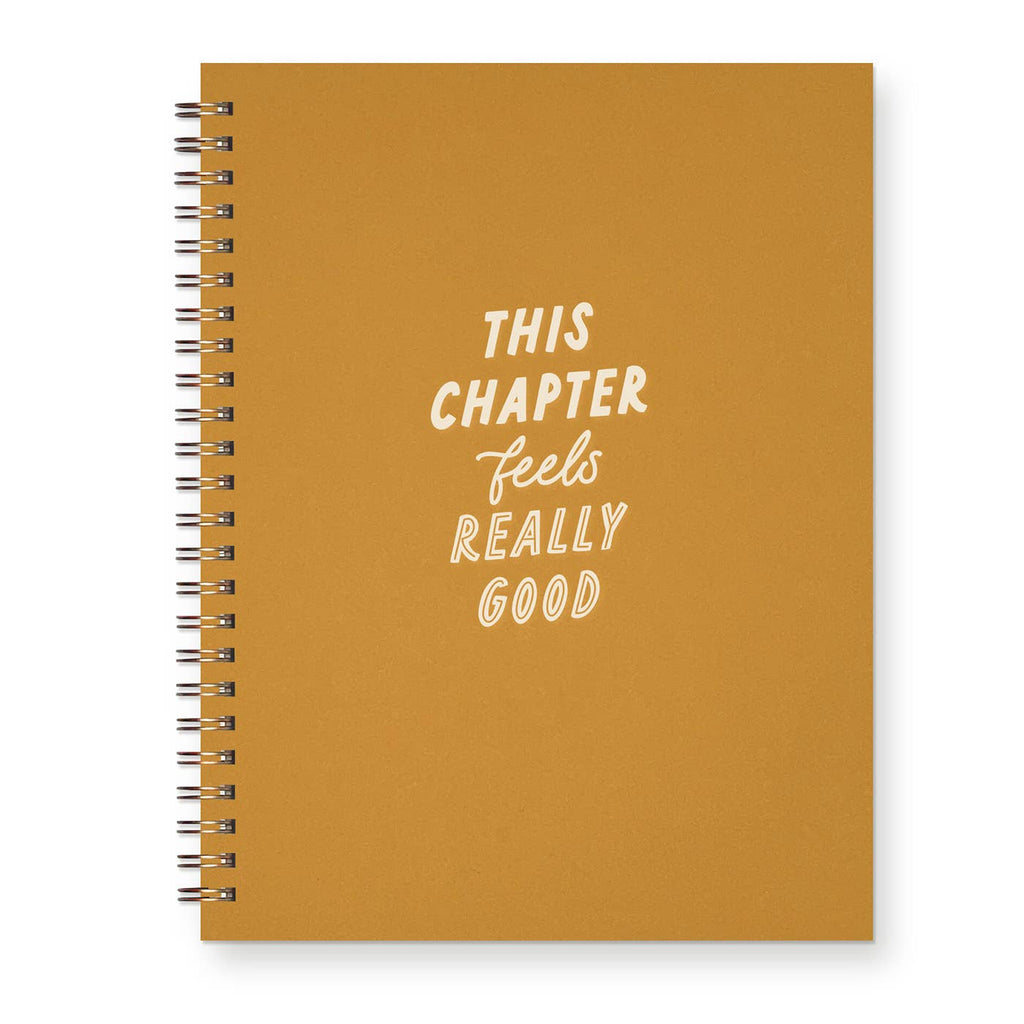 Ruff House Print Shop - This Chapter Feels Really Good Journal: Lined Notebook