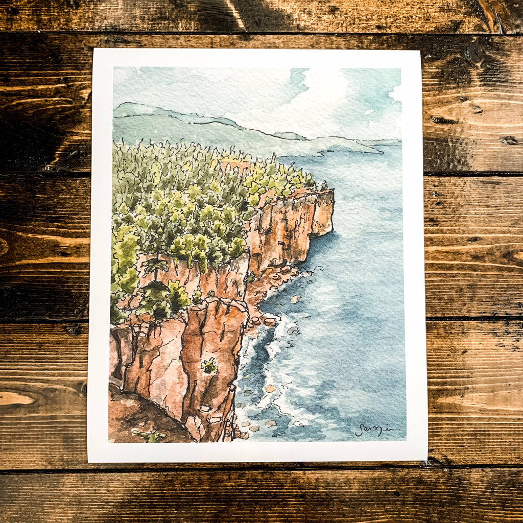 Art by Sj Nielsen - Palisade Head Print