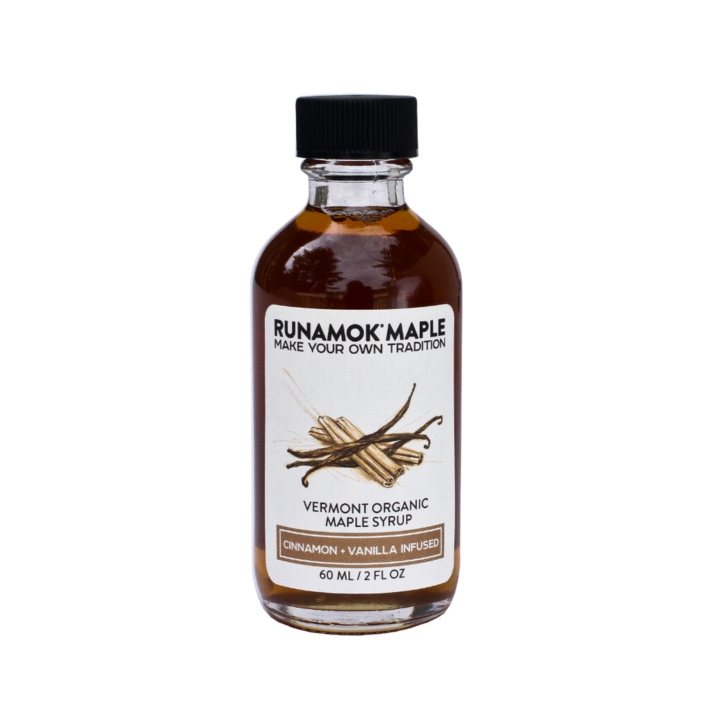 Cinnamon+Vanilla Infused Organic Maple Syrup 60ml