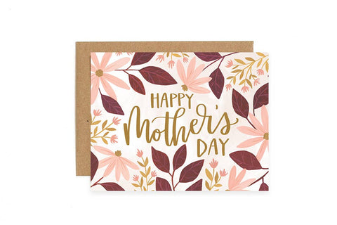 Mother's Day Coneflower Card - 1canoe2 | One Canoe Two Paper Co.