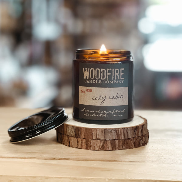 Wood Wick Smoky Embers Soy Candle - Wolfbait & B-Girls