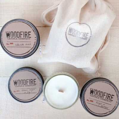 Jelly Jar Wood Wick Soy Candle - Woodfire Candle Co - 2