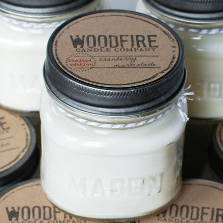 Pick 2 Mason Jar Wood Wick Soy Candle - Woodfire Candle Co - 3