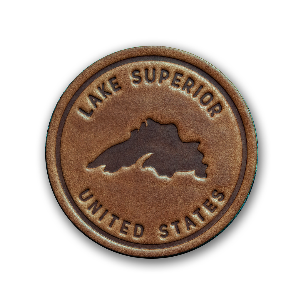 Sugarhouse Leather - Lake Superior Leather Coaster