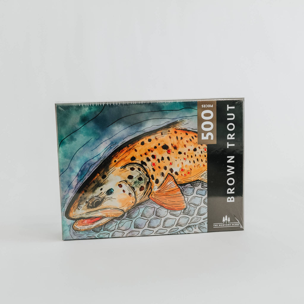 The Montana Scene - Brown Trout Puzzle- 500 Pieces