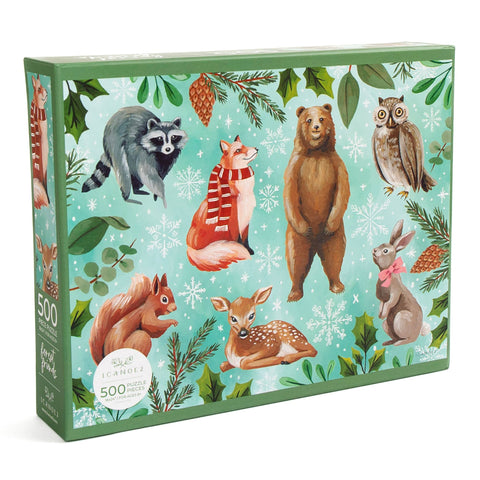 1canoe2 | One Canoe Two Paper Co. - Forest Friends - 500 Piece Jigsaw Puzzle