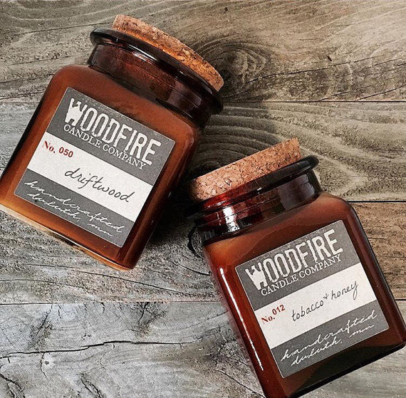 Pick 2 Whiskey Black Soy Wood Wick Candle – Woodfire Candle Co