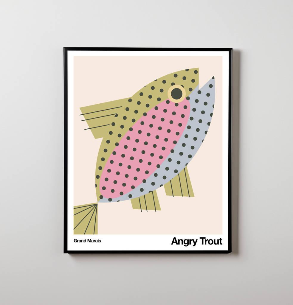 Angry Trout Grand Marais MN | 8x10 Art Print