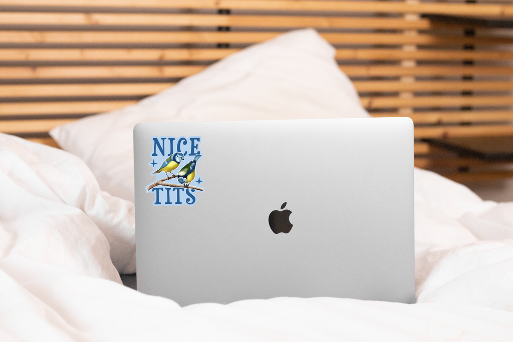 Nice Tits Sticker - birds, birding, nature, national park