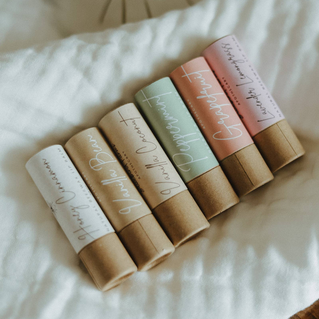 Beeswax Lip Balm Plastic-Free - Grapefruit
