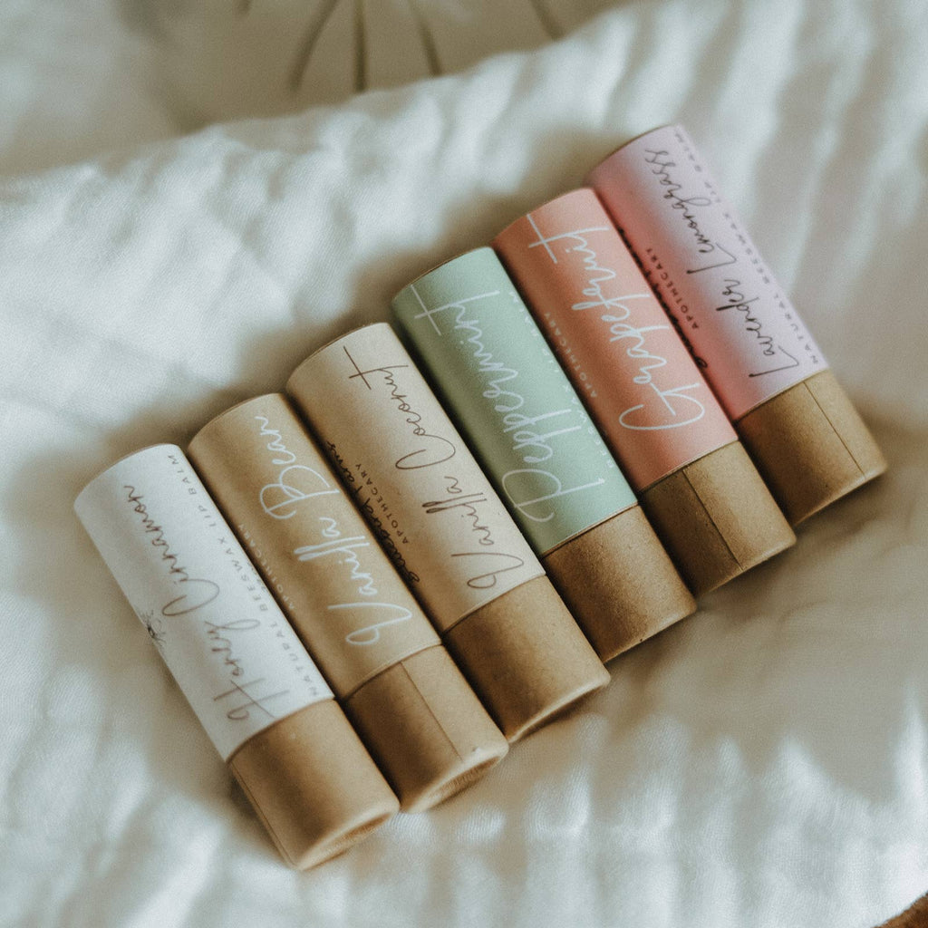 Beeswax Lip Balm Plastic-Free - Vanilla Bean