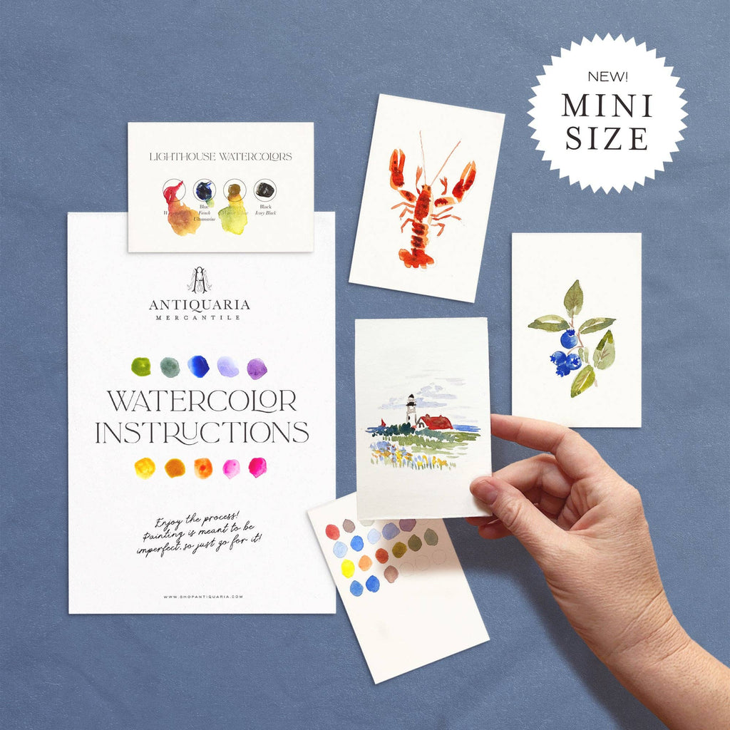 Mini Watercolor Painting Kit: Lighthouse