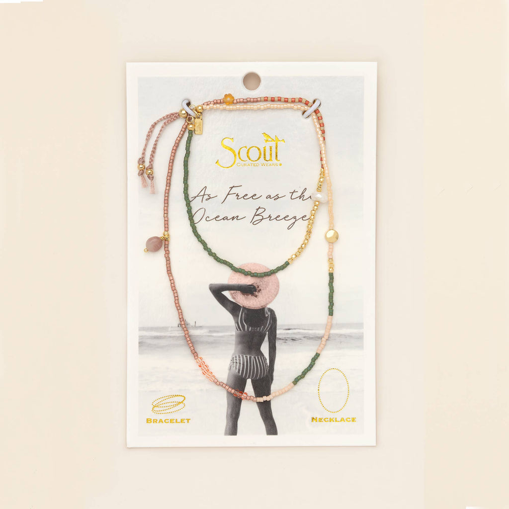 Mixed Media Wrap Bracelet/Necklace - Healing/Tourmaline/Gold