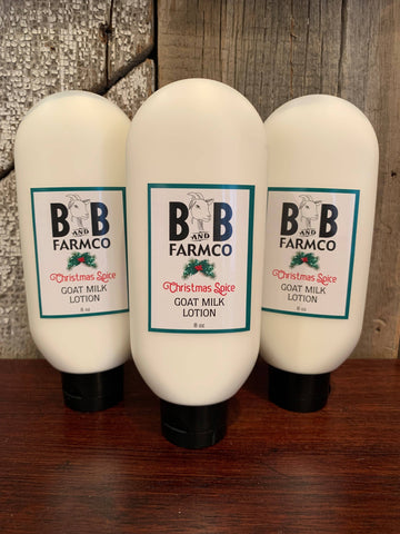 Christmas Spice Goat Milk Lotion - 8 oz