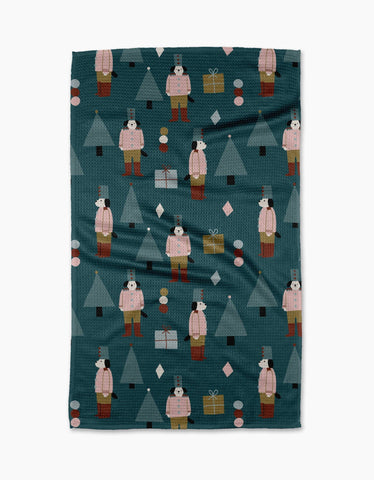 Modern Nutcracker Tea Towel