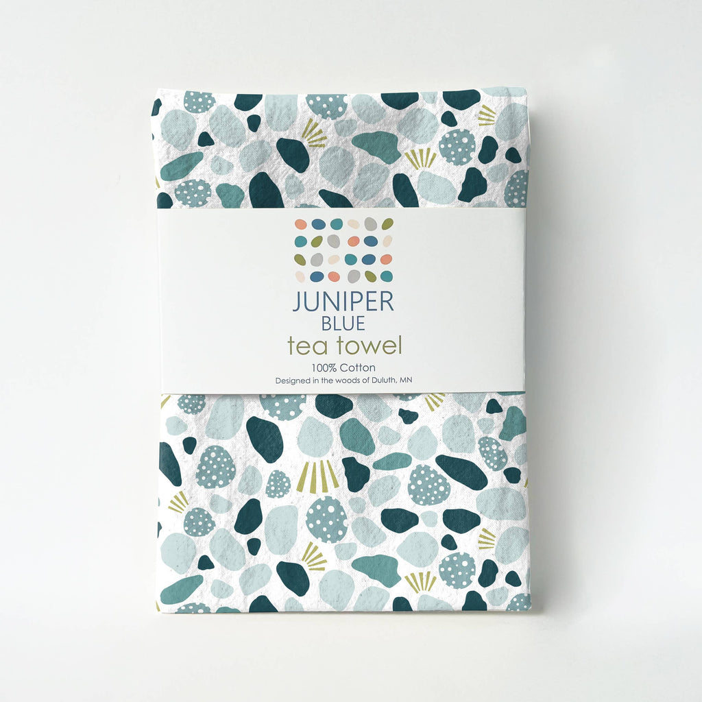 Beach Glass Tea Towel