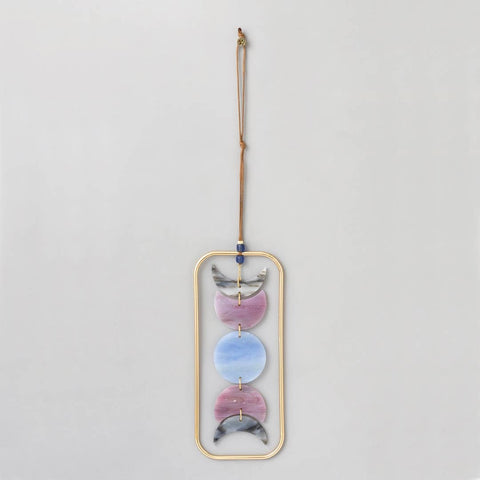 Stained Glass Light Catcher - Moon Phase