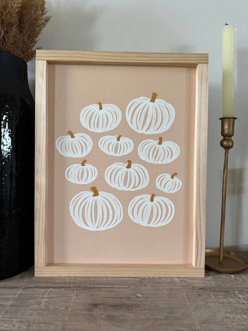 Natural Pumpkins - Dark Walnut / 8x12"