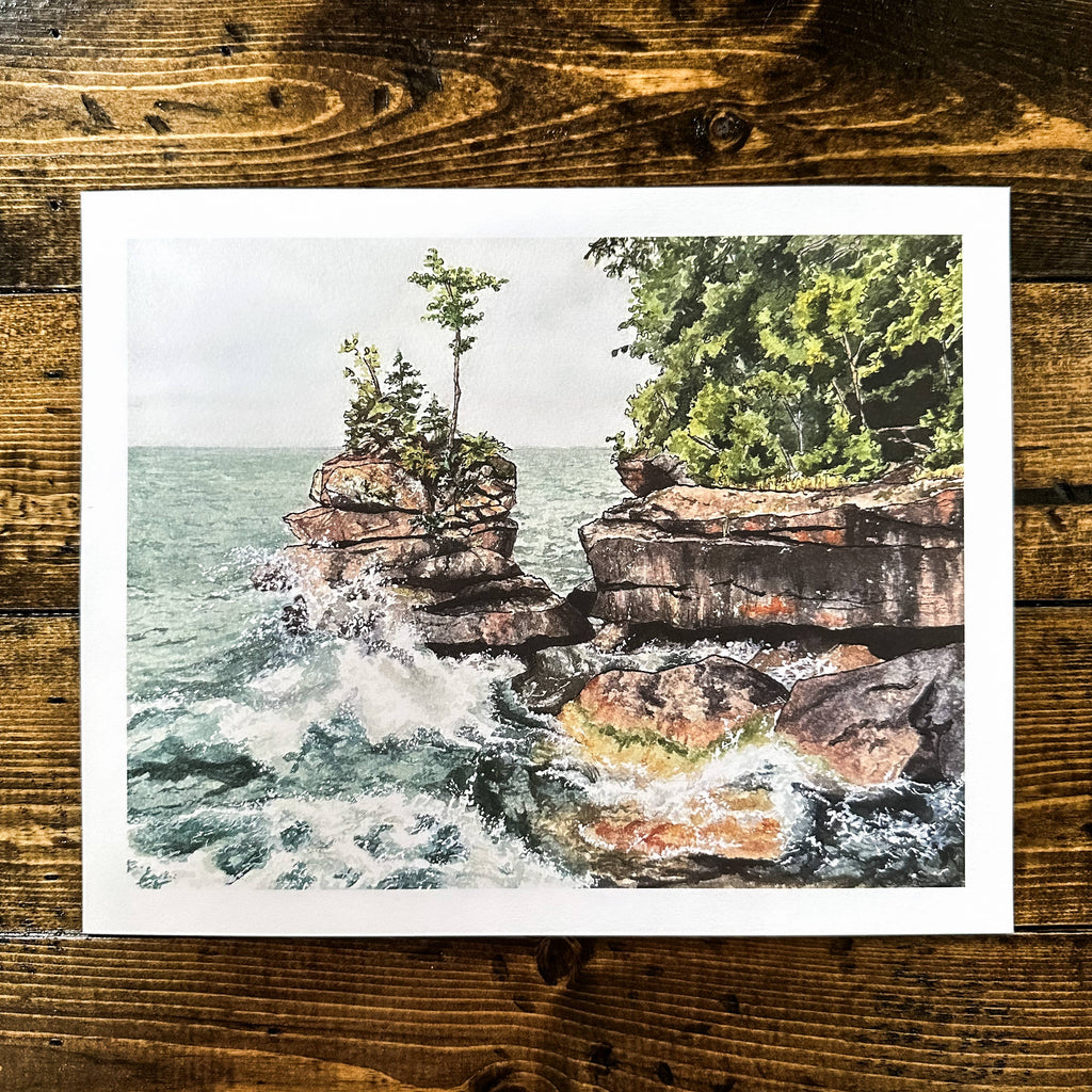 Big Bay State Park Lake Superior Print - 8x10