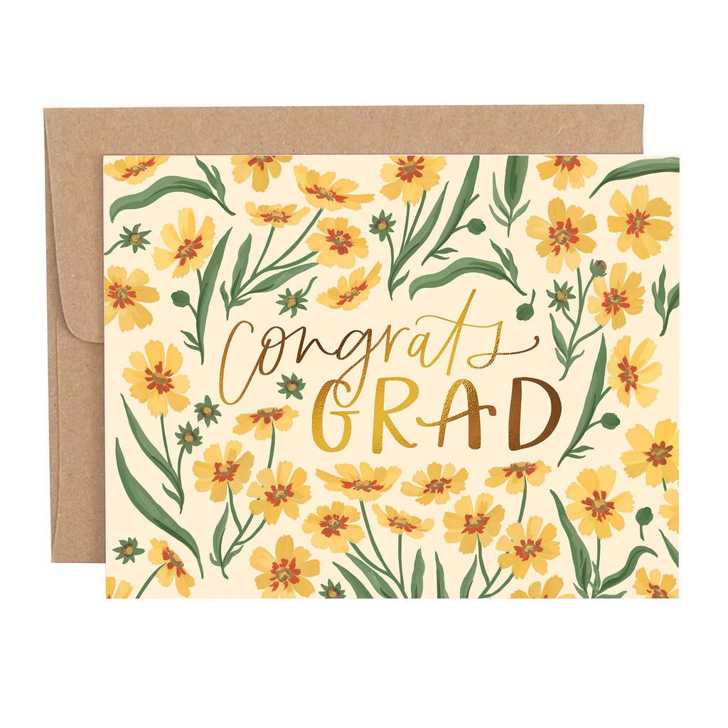 Goldenmane Congrats Grad Graduation Greeting Card
