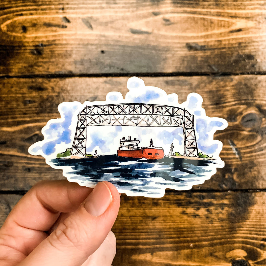 Port City Freighter Vinyl Sticker