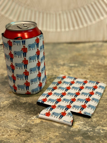 "Paul Bunyan and Babe" Neoprene Can Sleeve - No Packaging. Just Product.