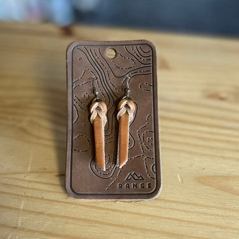 Range Leather Co. - Braided Earrings - Natural
