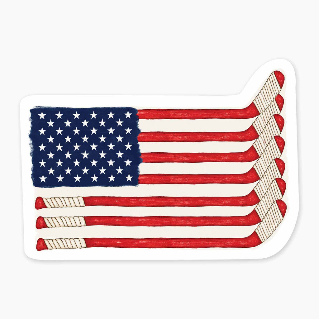 Hockey Pride - 3" Art Sticker - No Barcode