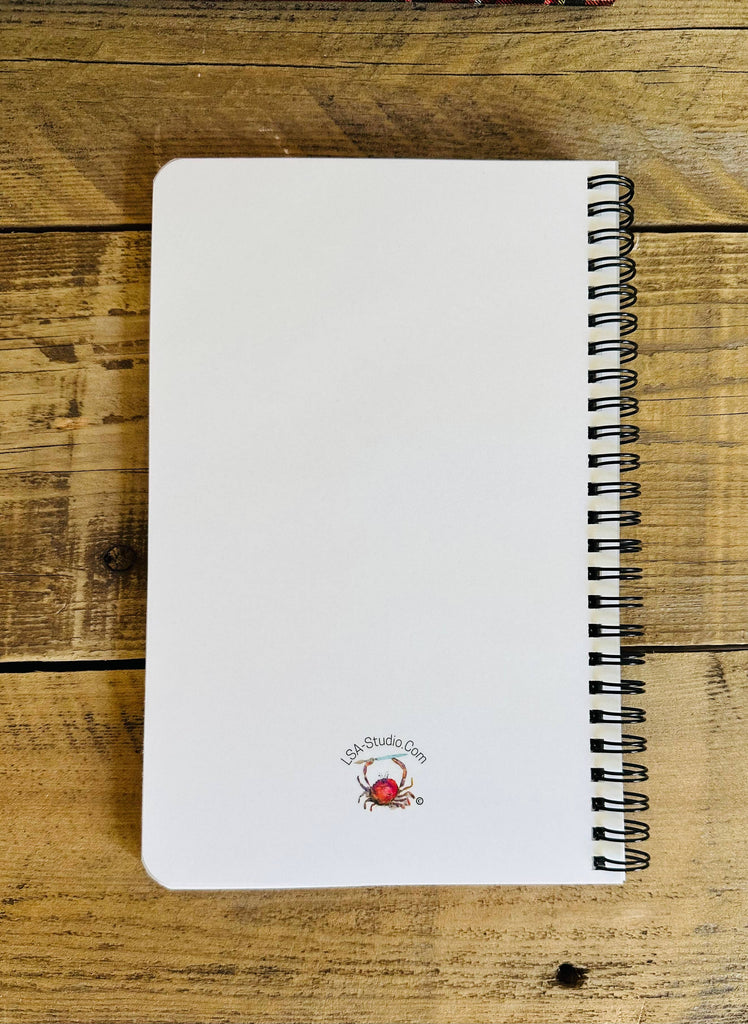 Winter Loons watercolor illustrated soft cover journal