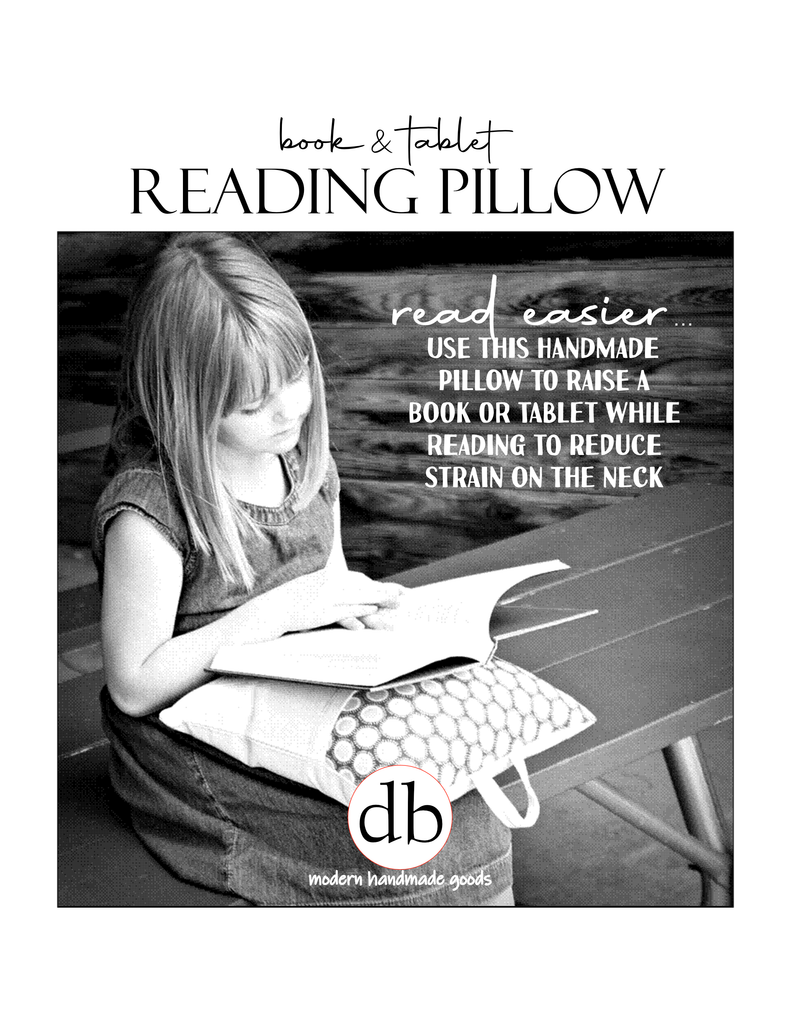 I'm With the Banned, Reading Pillow, b/w ticking
