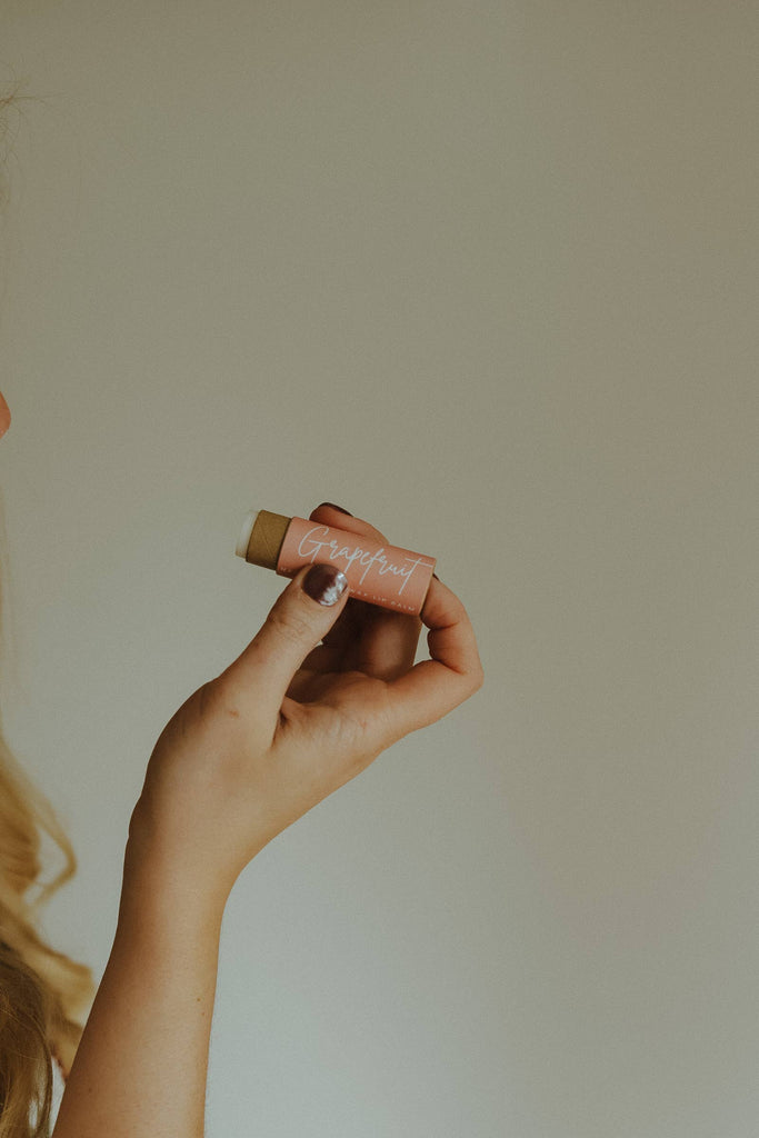 Beeswax Lip Balm Plastic-Free - Tangerine Cream