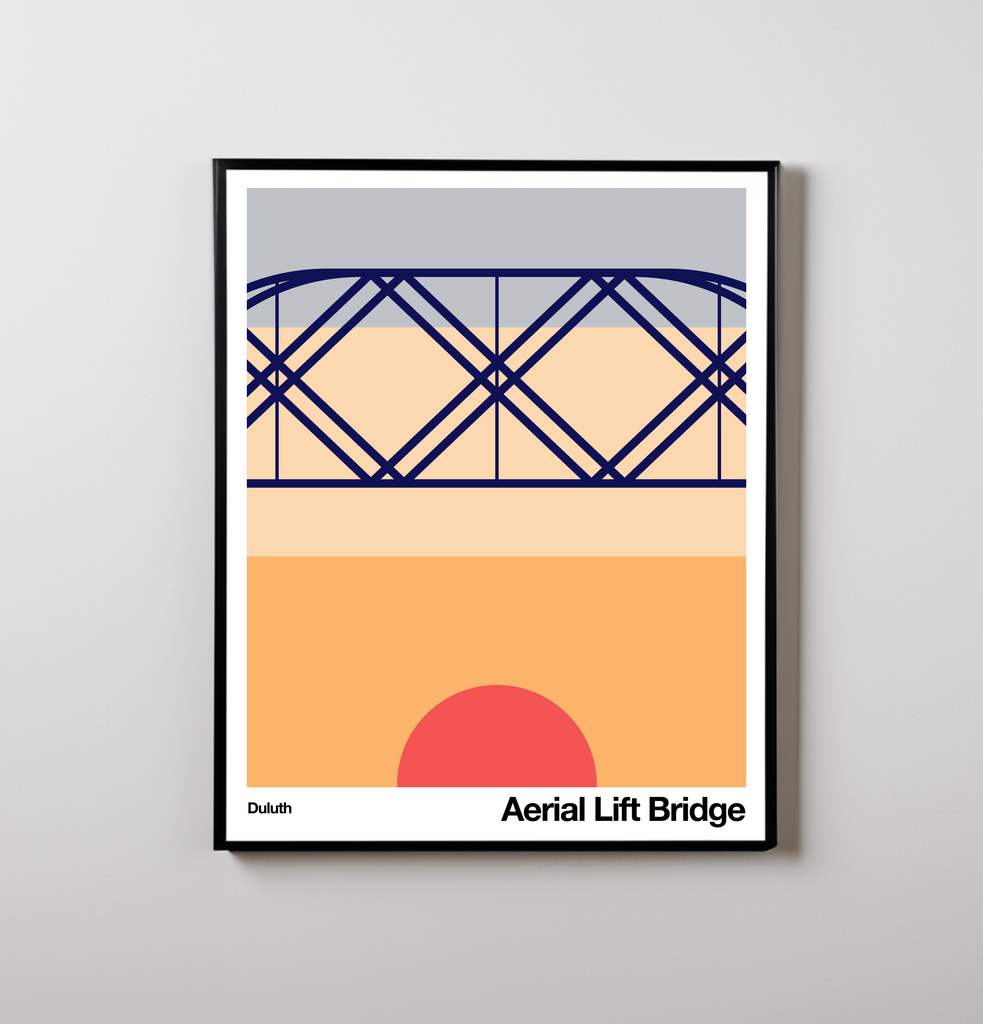Aerial Lift Bridge Duluth Minnesota | 8x10 Art Print