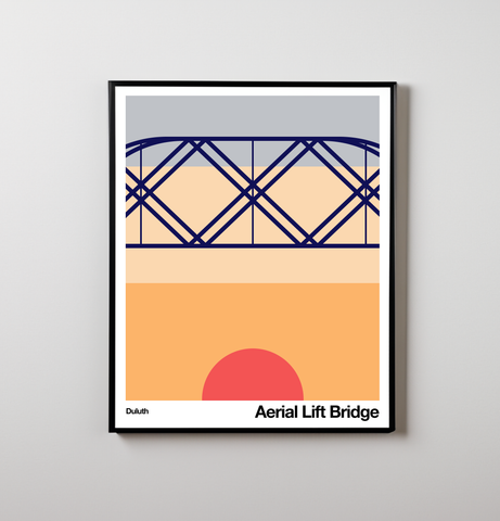 Aerial Lift Bridge Duluth Minnesota | 8x10 Art Print