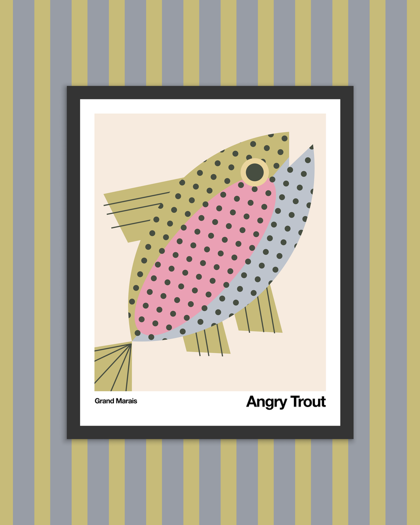 Angry Trout Grand Marais MN | 8x10 Art Print